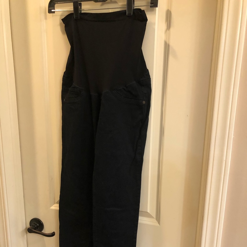 Pea in the Pod black maternity skinny jeans, size 27